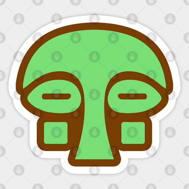 Kongolese (light green) Sticker by ohmybach